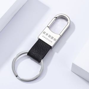 Luxury Handmade Pu Leather Keyring Good Quality <b>Key</b> <b>Chain</b> Men Bag Charm Pendant Accessories Leather Car Keychain - Product Image 2
