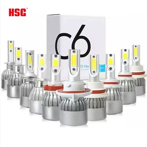 Nieuwe 2 Stuks Hoge Helderheid <span class=keywords><strong>C6</strong></span> COB 6500K LED Auto Koplampen H1/H3/H7/<span class=keywords><strong>H4</strong></span>/H11 HB3 9005 HB4 9006 H13 IX35 9-32V 72W Yunian - Product Image 3