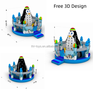 Château gonflable géant commercial pour enfants, en PVC, taille personnalisable, idéal pour la <span class=keywords><strong>location</strong></span> en gros lors de fêtes - Product Image 6