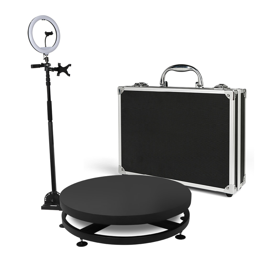 360 Photo Booth Реквизит для студии видео автомат Фотокабины съемка фотография проигрыватель платформа вращающаяся подставка для дисплея