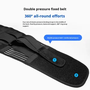 Ceinture de soutien lombaire élastique universelle <span class=keywords><strong>orthopédique</strong></span> professionnelle respirante réglable pour le bas du dos, soutien lombaire, ceinture de soutien pour la taille, été - Product Image 5