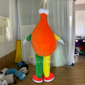 Vibrante Disfraz <span class=keywords><strong>de</strong></span> Mascota <span class=keywords><strong>de</strong></span> Baqueta Naranja Ideal para Fiestas <span class=keywords><strong>de</strong></span> Personajes <span class=keywords><strong>de</strong></span> Dibujos Animados y Eventos Festivos - Product Image 5