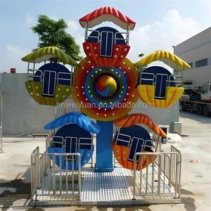 Juegos de <span class=keywords><strong>feria</strong></span> <span class=keywords><strong>Atracciones</strong></span> Rueda de ferry pequeña giratoria eléctrica barata Parque infantil Mini 10 asientos Rueda de la fortuna a la venta - Product Image 2