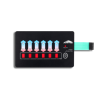 Tableau de commande en PVC haute sensibilité avec interrupteur à membrane personnalisé d'usine-clavier à membrane physique de qualité supérieure