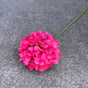 Wholesale Cheap Single Head White Pink Hydrangea <strong>Artificial</strong> <strong>Flower</strong>, <strong>Artificial</strong> Hydrangea Silk <strong>Flower</strong> Hydrangea for Vase Home - Product Image 5