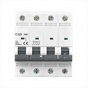 MCCB выключатель в литом корпусе NDM1T-63/4P D63A + + MX AC230V - Product Image 1