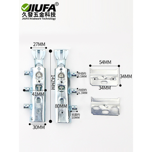 Jiufa Concealed Cabinet <b>Hanging</b> <b>Brackets</b> Heavy Duty Metal Kitchen Wall Mount Hardware - Product Image 1