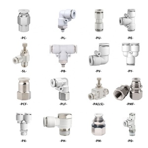 Brass Pneumatic Air Fittings <b>Connector</b> One Touch Air Hose Tube Fitting 1/8" 1/4" 3/8" 1/2" 4 6 8 10 12 MM HOFUJNG - Product Image 3