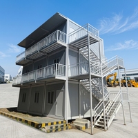 Casa Contenedor Prefabricada SKYLINE, Casa Modular Desmontable, Estructura de Acero, Panel Sándwich, Oficina Móvil, Mini Casa