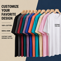 T-shirt en coton respirant de qualité supérieure, grande taille, 260 g/m², 300 g/m², unisexe, couleur unie, manches courtes, pour l'été, pour hommes