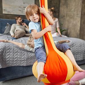 تصميم جديد في الأماكن المغلقة في الهواء الطلق وسادة هوائية معلقة قرد اليقطين سوينغ للأطفال - Product Image 3