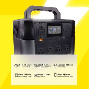 Batterie externe d'urgence 1200W, <span class=keywords><strong>allpowers</strong></span>, camping, station d'alimentation portable, panneau solaire pur sin, batterie externe mobile - Product Image 3