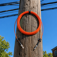 Pasokan Pabrik OM1 62.5/125 Multimode Simplex Fiber Optic Patch Cord ST ke ST
