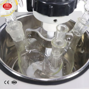 Reactor de Vidrio de 1L, Reactor Agitado de Vidrio de Una Sola Capa para Síntesis Química de Laboratorio - Product Image 5