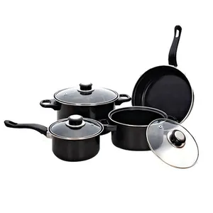 Chinesischer Lieferant Mode Aluminium Topf Aluminium Töpfe Sets Kochen Aluminium Kochtöpfe