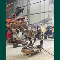 Dinozor Keşif Parkı için Bebek Animatronik Raptor Modeli, Küçük Dinozor Robotu Özelleştirilmiş