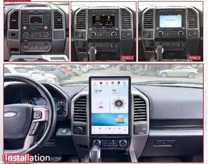 Krando 16.8 "フォードラプター用テスラスタイルカーヘッドユニットF150 F250 F350 2015-2020カーステレオ<span class=keywords><strong>Android</strong></span>ワイヤレスカープレイラジオGPS - Product Image 2