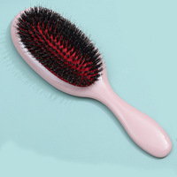 Brosse à cheveux de massage du cuir chevelu humide et sec en gros d'usine manche en plastique peigne de coiffure professionnel pour femmes cheveux bouclés