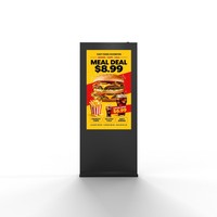 Afficheur numérique LCD extérieur haute luminosité 43 pouces 2500 nits IP65 étanche pour centre commercial, métro, magasin de détail