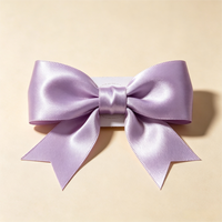 Nœuds en ruban en gros personnalisables de 3 pouces en satin imprimé par transfert pour nœuds de cheveux DIY