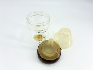 Haute qualité sans BPA 5oz 8oz Durable infantile <span class=keywords><strong>verre</strong></span> naturel <span class=keywords><strong>biberon</strong></span> <span class=keywords><strong>anti</strong></span> <span class=keywords><strong>colique</strong></span> col large nouveau-nés imprimer débit Variable - Product Image 5