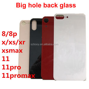 Verre de protection arrière <span class=keywords><strong>iPhone</strong></span> XR, XS <span class=keywords><strong>MAX</strong></span>, X, avec grand trou, pas besoin de retirer d'appareil photo et housse facile à remplacer - Product Image 3