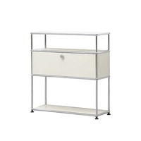 Mueble de Almacenamiento Modular Moderno Nórdico para Sala de Estar, Mueble Modular Combinado de Acero Inoxidable para Casa, Hotel, Villa