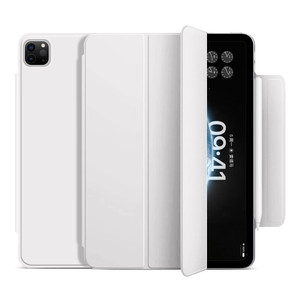 เคสหนังแท้แบบแยกส่วนอัจฉริยะ M4 ปี 2024 ป้องกันแรงกระแทก ป้องกันฝุ่น แม่เหล็กยึดติด สำหรับแท็บเล็ต <span class=keywords><strong>iPad</strong></span> Pro 13 รุ่นที่ 7 ใช้งานสะดวก - Product Image 2