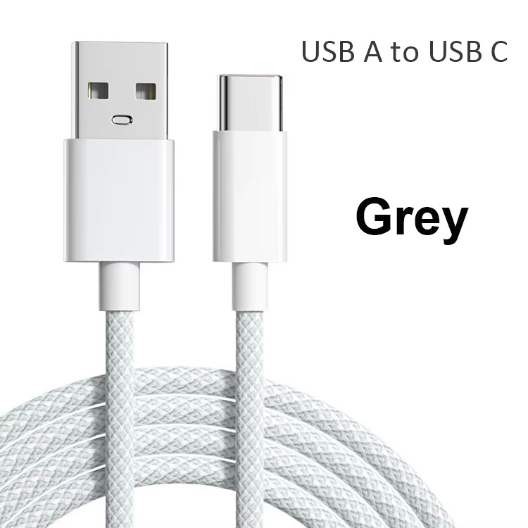 สีเทา/USB A เป็น USB C