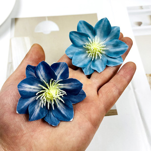 Épingle à cheveux artificielle en forme de rose, petite fleur en soie gaufrée, accessoire de photographie de mariage en extérieur, décoration intérieure - Product Image 3