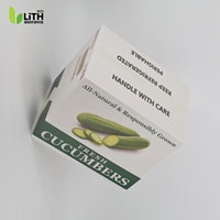 Caisse en carton GreenTree pour fruits, boîte creuse remplie de minéraux pour l'emballage d'exportation de fruits et légumes