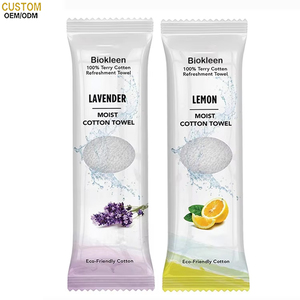 Biokleen 21x21cm serviette blanche douce humide en coton éponge <span class=keywords><strong>pour</strong></span> le visage et <span class=keywords><strong>les</strong></span> <span class=keywords><strong>mains</strong></span>, nettoyage avec parfum, serviette humide en coton - Product Image 1