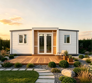 <span class=keywords><strong>Casa</strong></span> Contenedor Moderna Ecológica Plegable de Doble Ala Tres en Uno, Expandible, con Tres Habitaciones, Cocina, Apta para Parques, Móvil y de Rápida Instalación - Product Image 1