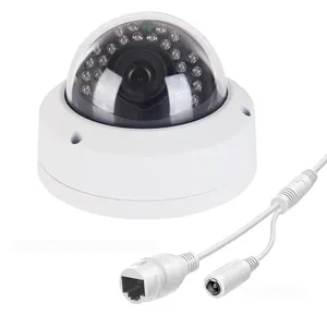 CCTV HD 2K 4MP POE 24LEDs IR-CUT 3.6mm, kamera keamanan IP jaringan AI armor D/N P2P IP Xmeye