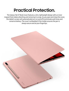 Couvre-livre magnétique Ultra-fin et Intelligent pour Samsung Galaxy <span class=keywords><strong>Tab</strong></span> <span class=keywords><strong>S7</strong></span> T870 T875, pièces - Product Image 4