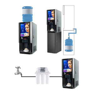 Système de refroidissement Distributeur automatique de café froid Distributeur de café de bureau de style instantané Eau chaude et froide - Product Image 4