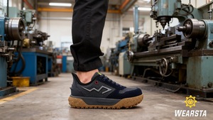 Мужские дышащие промышленные ботинки со стальным носком - Product Image 4