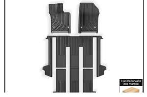 דגמי רגו 24 של אלפארד סדרה <span class=keywords><strong>40</strong></span>, שטיחי רכב <span class=keywords><strong>TPE</strong></span> עמידים למים, ללא החלקה, בעובי 2.5 מ\\\"מ, סט מלא של 4 חלקים, יבוא - Product Image 4