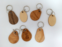 Zertifiziertes Holz-RFID-Armband mit Classic 1K Chip, wasserdicht & wetterfest, biologisch abbaubar, NFC-fähig für Hotelgebrauch