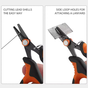 पेशेवर निर्माण सस्ती ब्राएडेड मछली पकड़ने लाइन कैंची मोनो फ्लोरोकार्बन लाइन कटर मछली काटने कैंची - Product Image 5