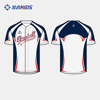 Maillots de baseball professionnels Rigorer en gros, uniformes de baseball respirants pour enfants pour les entraînements et les matchs de clubs de baseball