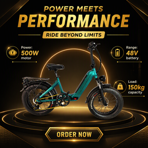 จักรยานไฟฟ้า K8 ขนาด 20 นิ้ว ยาง 4.0 นิ้ว  มอเตอร์ 500W แบตเตอรี่ลิเธียม 48V 10.4Ah ความเร็ว 25-50 กม./ชม. 7 สปีด ดิสก์เบรก สำหรับหิมะ รุ่น K8 ขนาด 20 นิ้ว ยาง 4.0 นิ้ว - Product Image 5