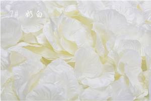 Yinyu73 — pétales <span class=keywords><strong>de</strong></span> fleurs artificielles en soie Satin, pétales décoratives, pour mariage, bon marché - Product Image 5