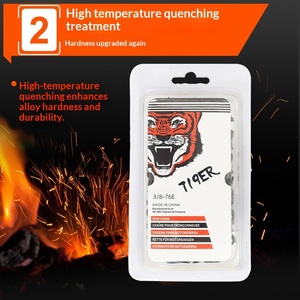 <span class=keywords><strong>Chaîne</strong></span> de tronçonneuse électrique Tiger Head fabriquée en Chine, vente en gros - Product Image 3