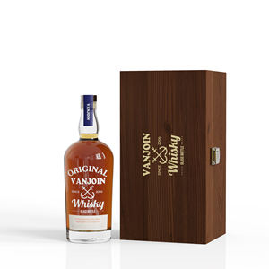 Bouteille de 750 ml en verre épais pour liqueur, <span class=keywords><strong>vin</strong></span>, whisky, vodka avec boîte - Product Image 1