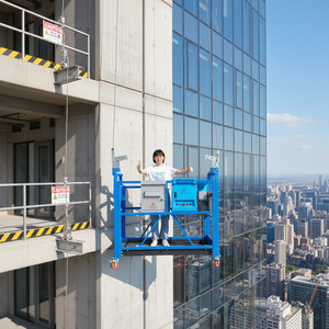 Plataforma Suspendida <span class=keywords><strong>de</strong></span> Acero para Andamios Eléctricos <span class=keywords><strong>de</strong></span> 300 kg Usada para <span class=keywords><strong>Limpieza</strong></span> <span class=keywords><strong>de</strong></span> Ventanas y Pintura <span class=keywords><strong>en</strong></span> <span class=keywords><strong>Altura</strong></span> - Product Image 1