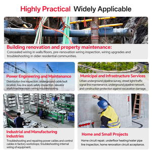 NOYAFA NF-829 Multifunction Underground Cable & Pipe <b>Detector</b> Locate Buried <b>Wires</b> up to 3M Depth Efficient Troubleshooting Tool - Product Image 3