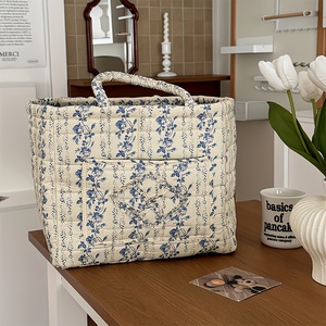 Panier de rangement pliable de grande taille |   Panier à linge portable épais <span class=keywords><strong>en</strong></span> <span class=keywords><strong>toile</strong></span> matelassée avec poignée <span class=keywords><strong>en</strong></span> tissu pour divers usages LG-Q027 - Product Image 5