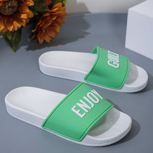 L & JShoe da <span class=keywords><strong>uomo</strong></span> Custom Logo morbido in PVC scivoli pantofola 3-D in <span class=keywords><strong>gomma</strong></span> slip in rilievo antiscivolo scarpe sandali - Product Image 2
