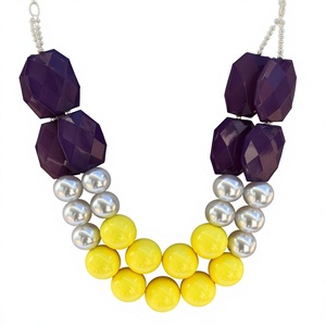 การออกแบบที่ไม่ซ้ํากันที่มีสีสันเรซิ่นจี้แฟชั่นเครื่องประดับ Fine สําหรับผู้หญิงขายส่งที่กําหนดเอง Handmade สร้อยคอเรซิ่น - Product Image 4